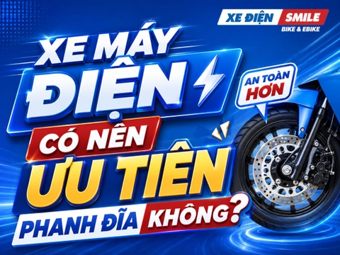 Xe Máy Điện Có Nên Ưu Tiên Phanh Đĩa Không?