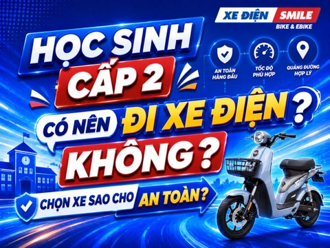 Học Sinh Cấp 2 Có Nên Đi Xe Điện Không? Chọn Xe Sao Cho An Toàn?