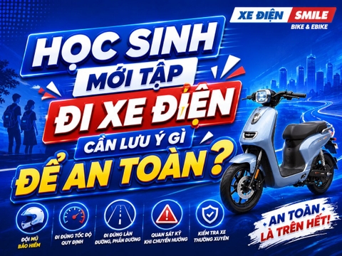 Học Sinh Mới Tập Đi Xe Điện Cần Lưu Ý Gì Để An Toàn?