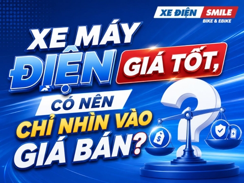 Xe máy điện giá tốt, có nên chỉ nhìn vào giá bán?