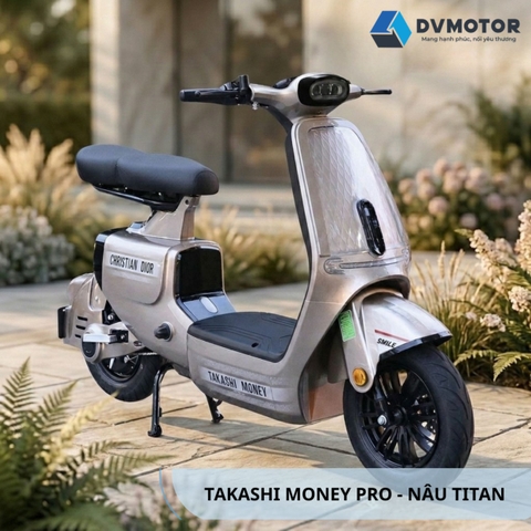 Xe Điện Takashi Money Pro: Nhỏ Gọn, Dễ Chạy, Có NFC Và App Thông Minh Tiện Dụng