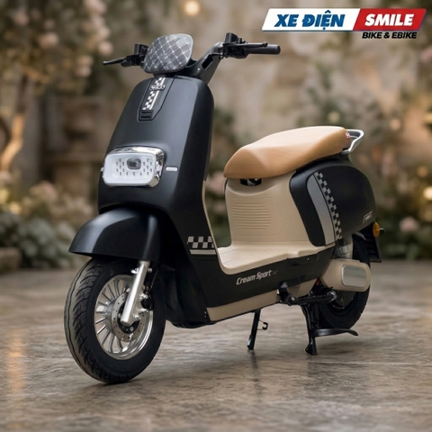 Review Xe Điện CREAM: Thiết Kế Gọn Gàng, Động Cơ 1650W Và 2 Phanh Đĩa An Toàn
