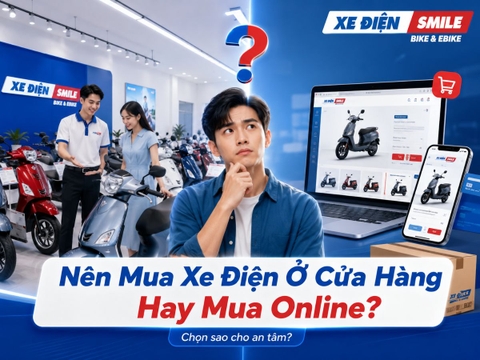 Nên Mua Xe Điện Ở Cửa Hàng Hay Mua Online?