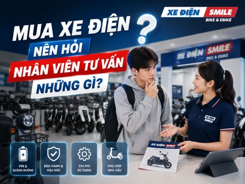 Mua Xe Điện Nên Hỏi Nhân Viên Tư Vấn Những Gì?