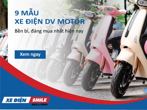 Top 9 mẫu xe điện DV Motor: Bền bỉ, đáng mua nhất hiện nay