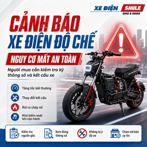 Xe Điện Độ Chế Đang Trở Thành Mối Nguy Khó Xem Nhẹ