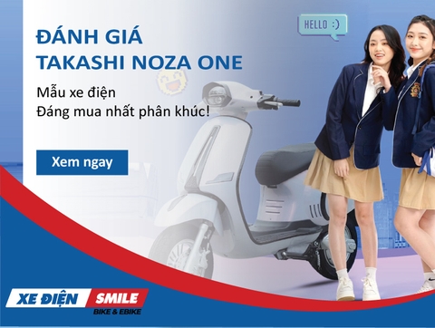 Đánh giá chi tiết Takashi Noza One: Mẫu xe điện đáng mua nhất phân khúc!
