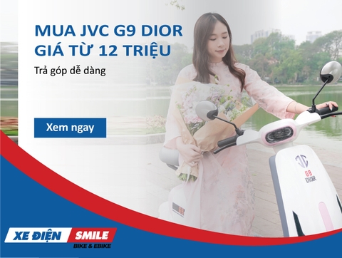 Mua JVC G9 Dior giá từ 12 triệu, trả góp dễ dàng