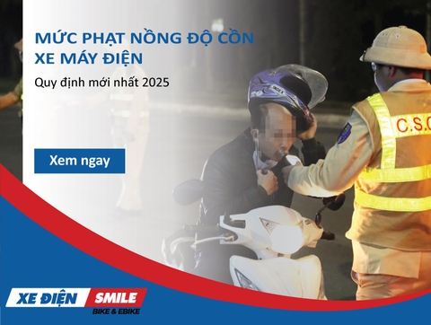 Mức phạt nồng độ cồn xe máy điện | Quy định mới nhất 2025