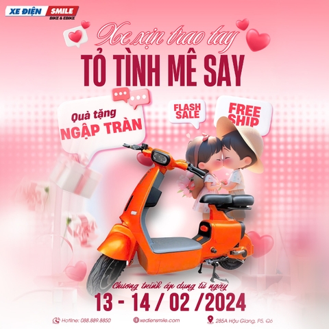 [CTKM Valentine 2025] XE XỊN TRAO TAY - TỎ TÌNH MÊ SAY
