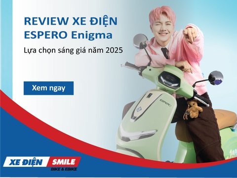 Review xe máy điện ESPERO Enigma: Lựa chọn sáng giá năm 2025