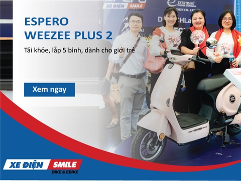ESPERO Weezee Plus 2: Tải khỏe, lắp 5 bình, dành cho giới trẻ