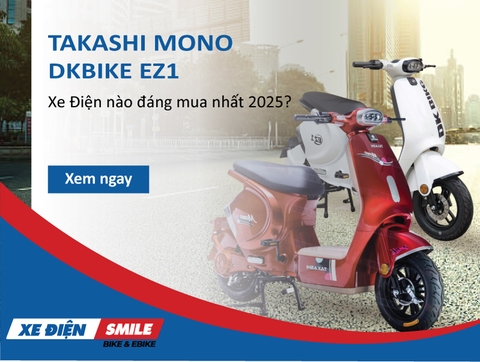 Review song đấu: Takahashi Mono và DKbike EZ1 – Xe Điện nào đáng mua nhất 2025?