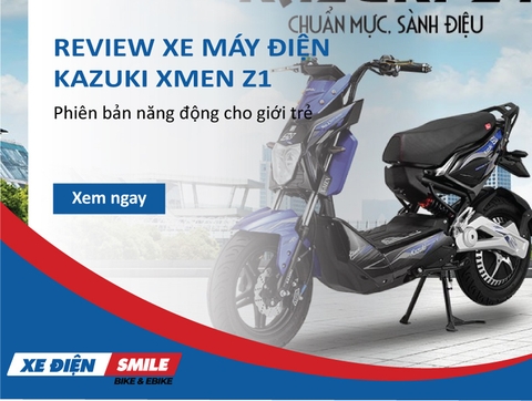 Review xe máy điện Kazuki Xmen Z1: Phiên bản năng động cho giới trẻ