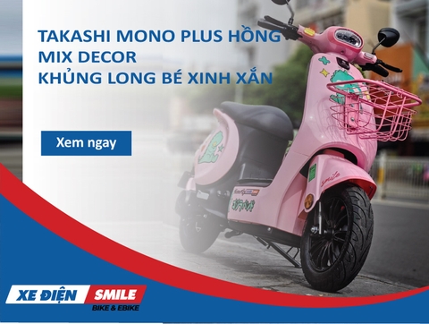 Takashi Mono Plus hồng mix decor 