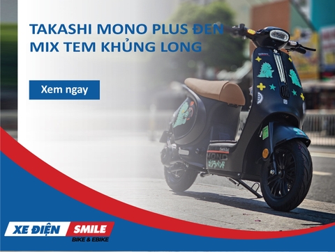 ‘‘Trầm trồ’’ trước phiên bản Takashi Mono Plus đen mix tem khủng long cá tính