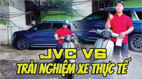 Review Chi Tiết Xe Điện Vespa JVC V6 | Dòng Xe Đỉnh Cao Công Nghệ Thời 5.0