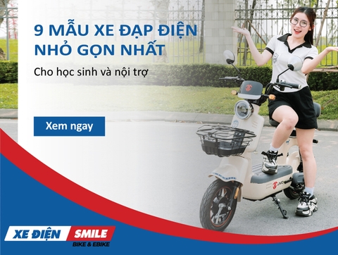 9 mẫu xe đạp điện nhỏ gọn nhất 2025 cho học sinh và nội trợ