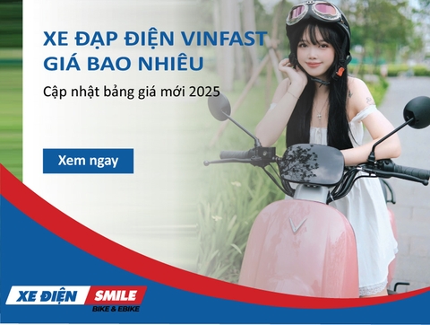 Cập nhật bảng giá xe đạp điện VinFast mới nhất [T8/2025]