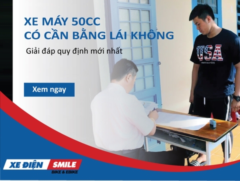 Xe máy 50cc có cần bằng lái không? Giải đáp quy định mới nhất