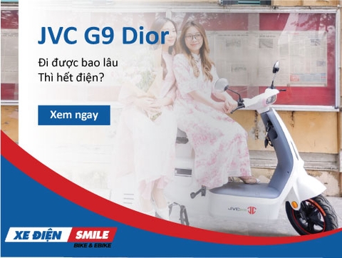 [Giải đáp] Xe điện JVC G9 Dior đi bao lâu hết điện? 