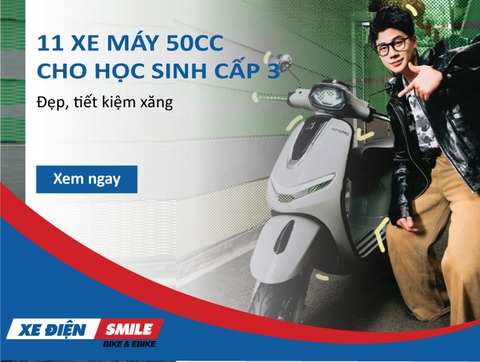 TOP 11 mẫu xe máy 50cc cho học sinh cấp 3 đẹp, tiết kiệm xăng