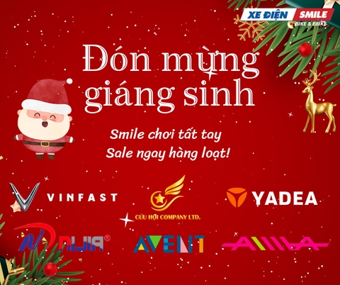 Vui Noel - Sắm xe điện giá không thể ngờ!