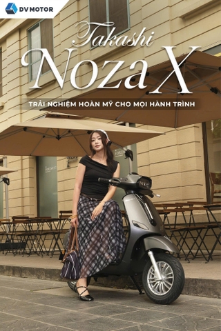Takashi Noza X: Trải Nghiệm Thanh Lịch, Dải LED Nổi Bật Và Cốp Rộng Tiện Dụng