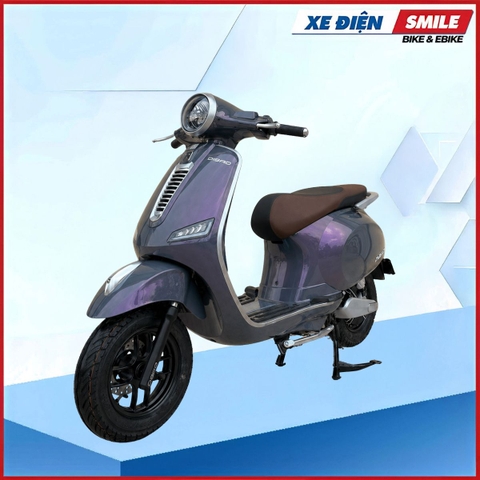 Xe Máy Điện Dibao Tesla Dio E màu Ánh tím tại Xe Điện Smile — ảnh 5