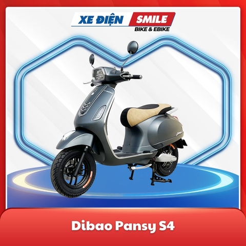 Xe Máy Điện Dibao Pansy S4 xám