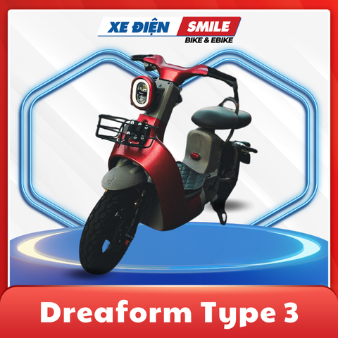 Hình ảnh Xe Điện Hottrend Dreaform Type 3  màu đỏ đen