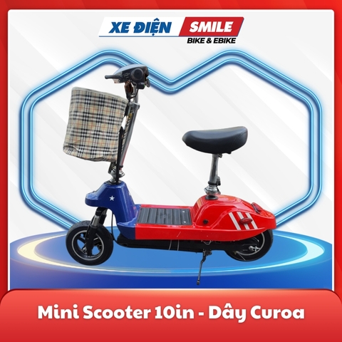 Xe điện Mini Scooter bánh 10in màu cờ Mỹ