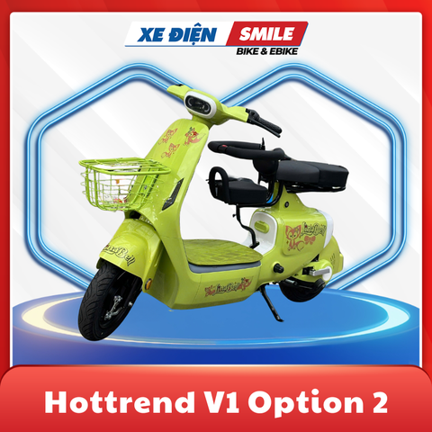 Xe điện hottrend V1 Lihaze màu xanh chuối