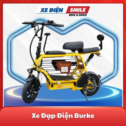 Xe điện Burke màu vàng