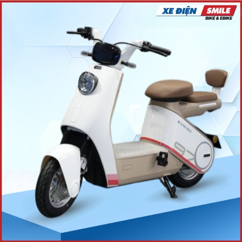 Xe Đạp Điện DK Lyva Cola màu trắng