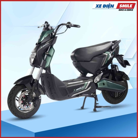 xe điện dibao xman leo màu xanh rêu