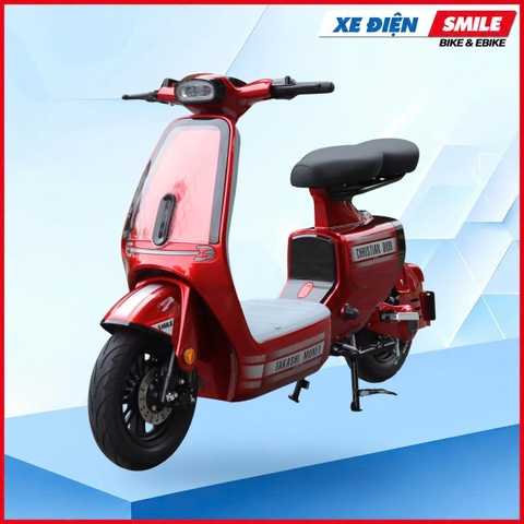 XE ĐIỆN DV MOTOR TAKASHI MONEY PRO 2026 màu Đỏ trắng tại Xe Điện Smile — ảnh 9