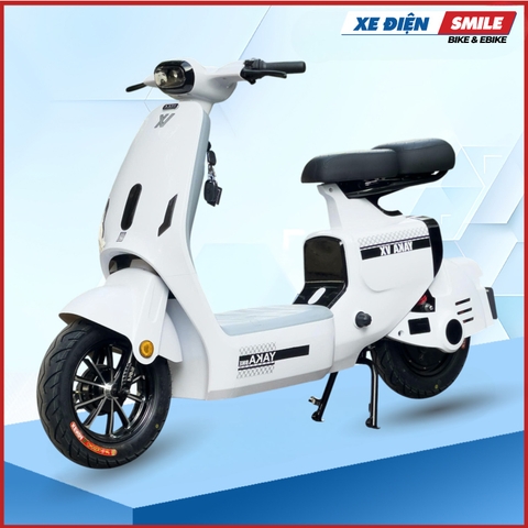Xe Điện Hottrend Yaka VX trắng mix đen