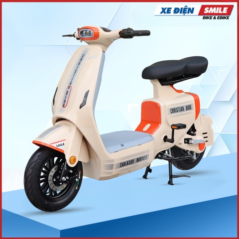 Xe Điện Takashi Money màu cam trà sữa