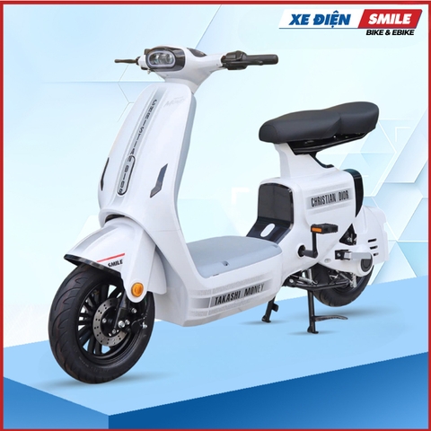 Xe Điện Takashi Money trắng đen