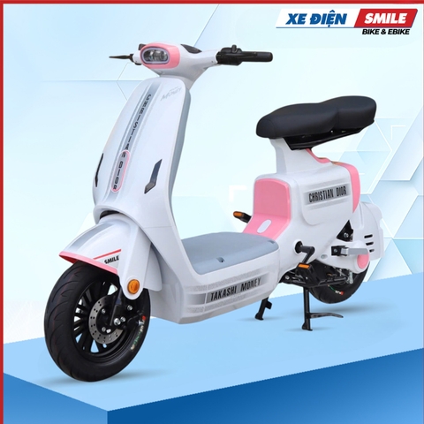 Xe Điện Takashi Money trắng hồng