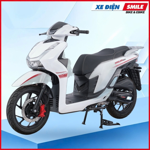 XE MÁY 50CC DAELIM PRO X màu Trắng xám tại Xe Điện Smile — ảnh 4