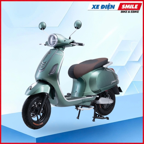XE MÁY ĐIỆN DIBAO PANSY S3 NFC (ĐÈN TRÒN) màu Xanh trắng tại Xe Điện Smile — ảnh 2