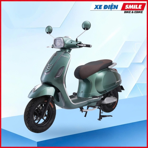 XE MÁY ĐIỆN DIBAO PANSY S4 NFC (ĐÈN VUÔNG) màu Xanh trắng tại Xe Điện Smile — ảnh 3