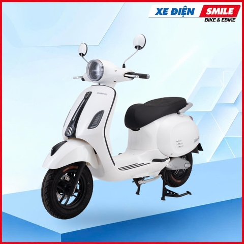 Xe Máy Điện Dibao Tesla Chic màu Trắng xám tại Xe Điện Smile — ảnh 4