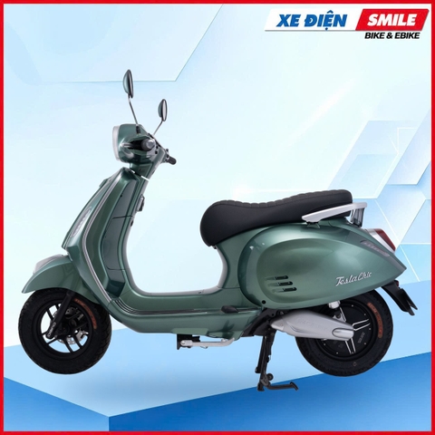 Xe Máy Điện Dibao Tesla Chic màu Xanh xám tại Xe Điện Smile