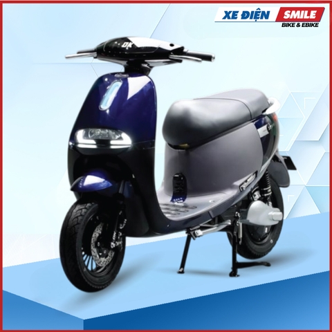 Xe Máy Điện DK GoGo Super màu xanh đậm