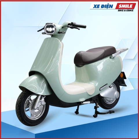 Xe Máy Điện DK Lyva Moda màu xanh bơ