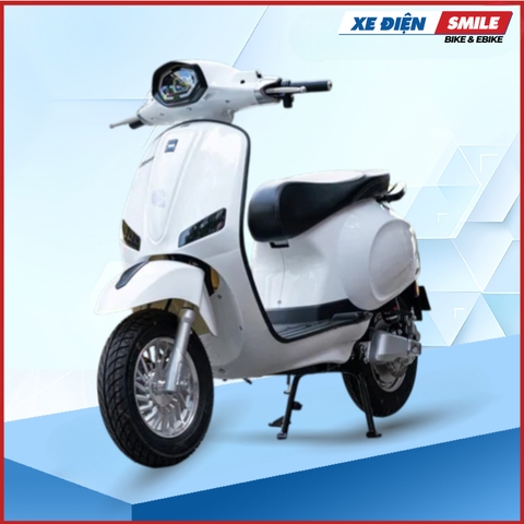 Xe Máy Điện DK Roma SX NFC 2024 màu trắng đen