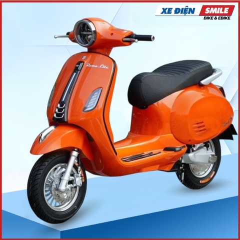 Xe Máy Điện Dk Bike Roma Lite màu cam